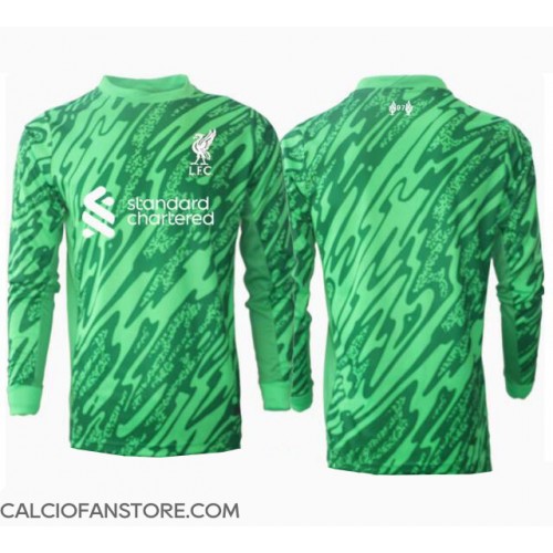 Maglia Calcio Liverpool Portiere Seconda Divisa 2024-25 Manica Lunga